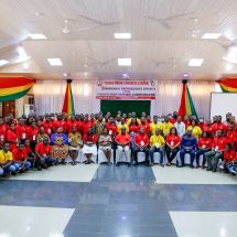 Newly Elected Officers of the National Youth Council of the Trades Union Congress of Ghana.