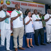 TUC-Ghana Elects New Leadership at 12th Quadrennial Delegate Congress