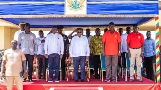THE 2022 NATIONAL MAYDAY PARADE BLACK STAR SQUARE-ACCRA